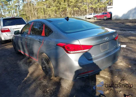 2016 Hyundai Genesis 3.8 from USA, damaged, VIN KMHGN4JE2GU140907